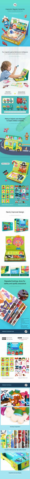 Magnet Play Box - Crazy Faces May 2022