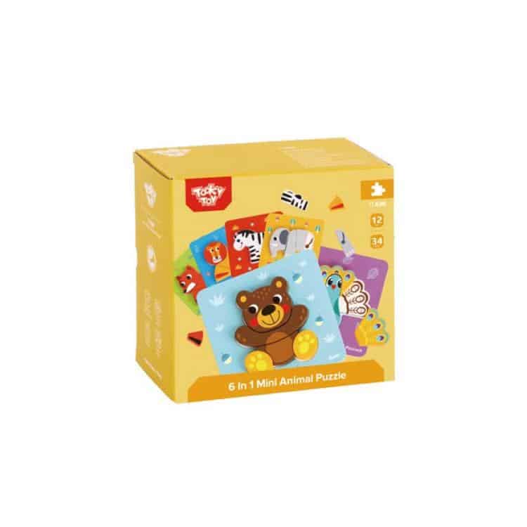 6 in 1 Mini Puzzle Tooky Toy