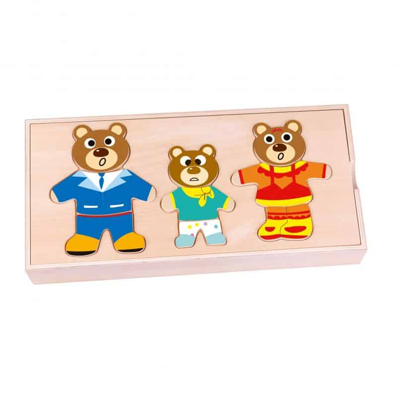 Dress Bear Family Tooky Toy