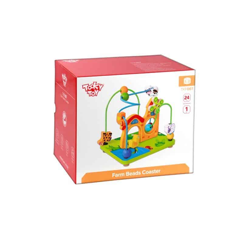 Farm Beads Coaster Tooky Toy