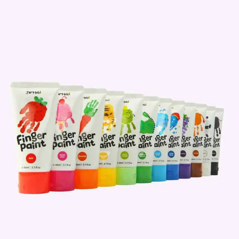 Finger Paint Colours Set JarMelo