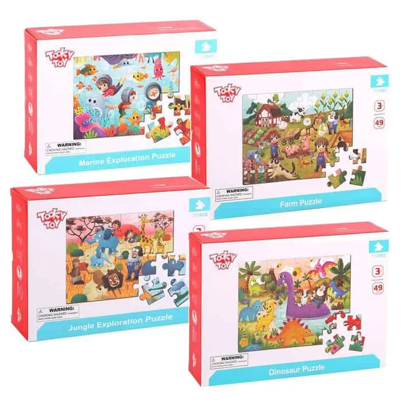 High-Quality Wooden Puzzle Tooky Toy
