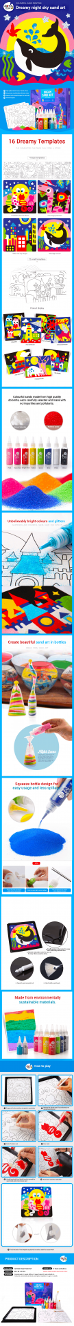 JA91289 colorful sand art | Trio Kids | March, 2023
