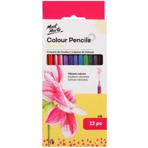 Mont Marte Signature Colour Pencils 12pc MPN0094 v05 F | Trio Kids | May, 2024