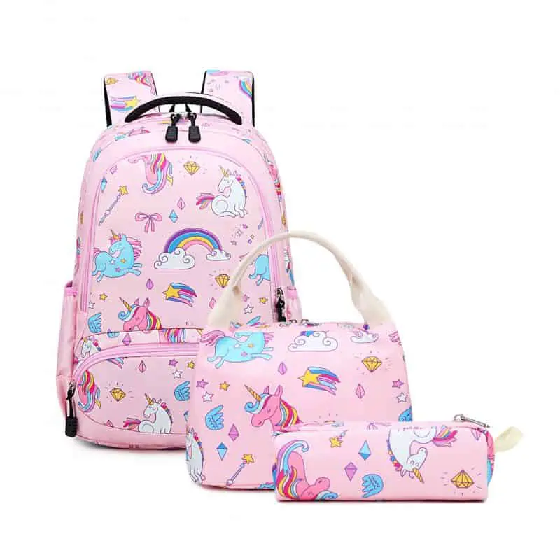 Pink Unicorn Kids School Backpack | Trio Kids