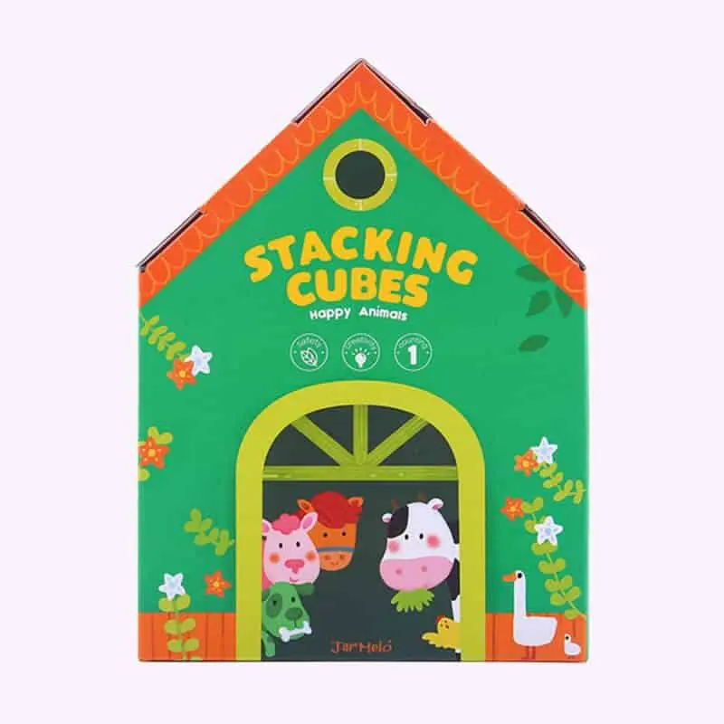 Stacking Cubes (Happy Animal) JarMelo