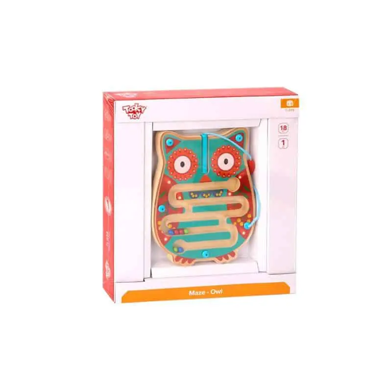 Wooden Maze Owl Tooky Toy