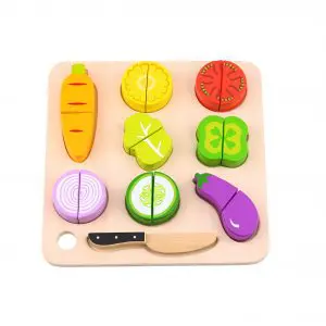 Wooden Play Cutting Tooky Toy