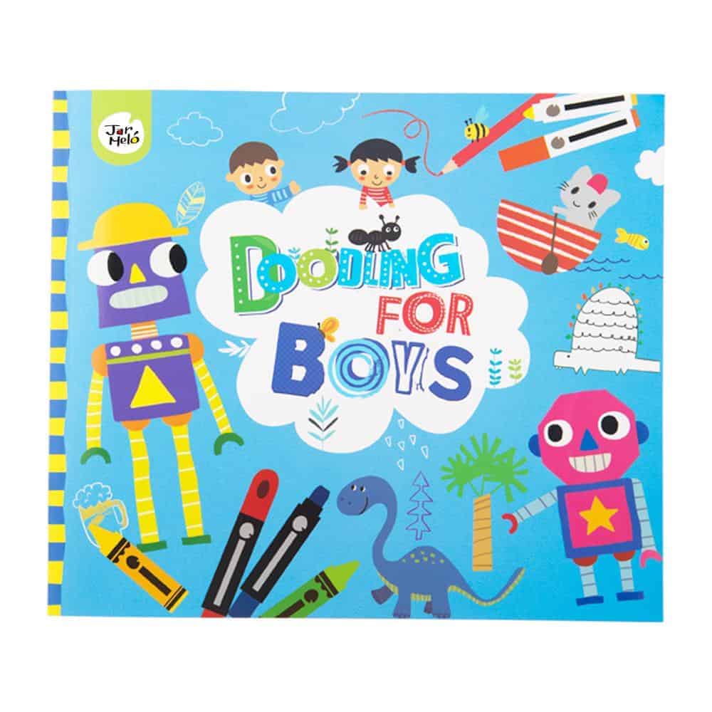 Doodling Book For Boys and Girls JarMelo 1598156758 | Trio Kids | February, 2023