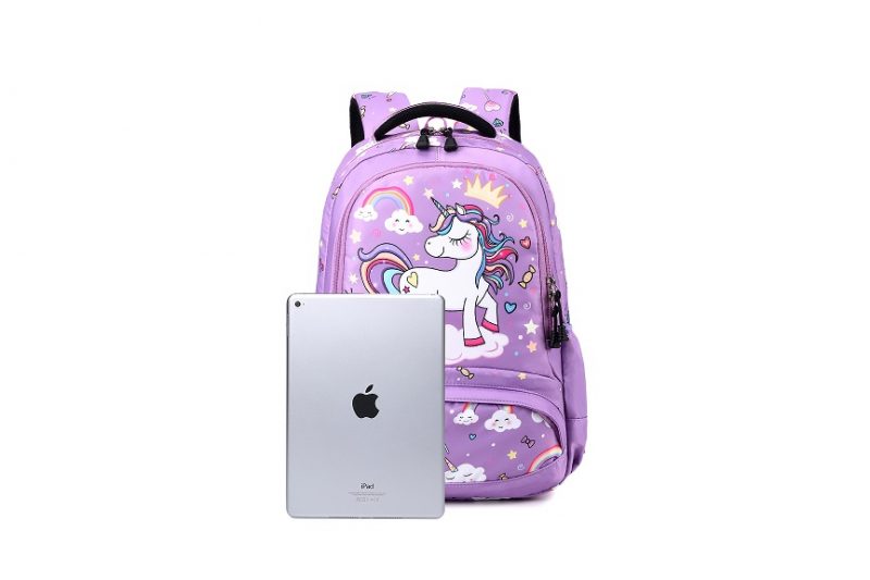 Purple Unicorn School Backpack May 2022